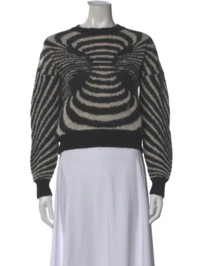 Pre-owned Paloma Wool Alpaca Animal Print Sweater In Black