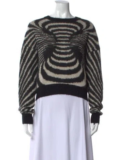 Pre-owned Paloma Wool Alpaca Animal Print Sweater In Black