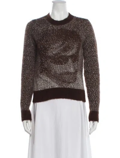 Pre-owned Paloma Wool Alpaca Crew Neck Sweater In Brown