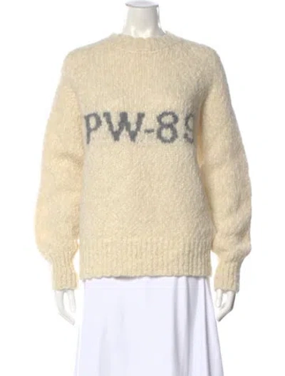 Pre-owned Paloma Wool Alpaca Graphic Print Sweater W/ Tags In Neutral
