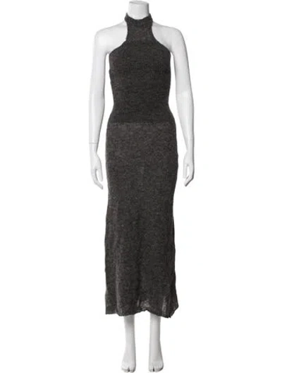 Pre-owned Paloma Wool Alpaca Long Dress In Green