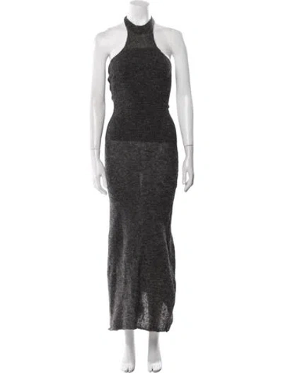 Pre-owned Paloma Wool Alpaca Long Dress W/ Tags In Gray