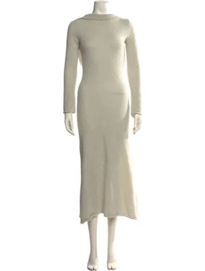 Pre-owned Paloma Wool Alpaca Midi Length Dress In Neutral