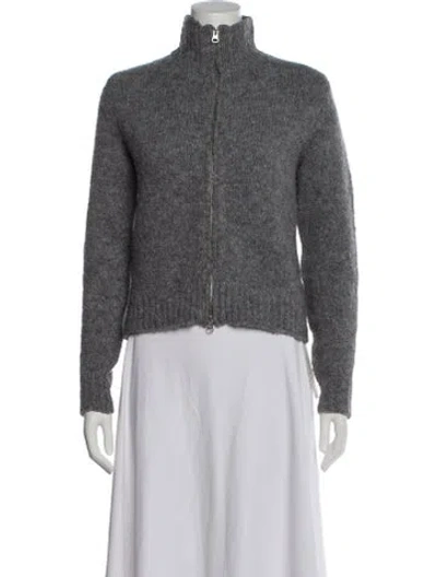 Pre-owned Paloma Wool Alpaca Mock Neck Sweater In Gray