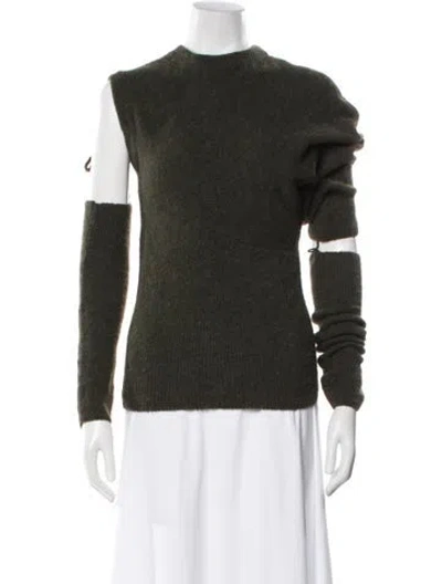 Pre-owned Paloma Wool Alpaca Mock Neck Sweater In Green