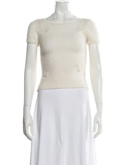 Pre-owned Paloma Wool Alpaca Square Neckline Sweater In Neutral