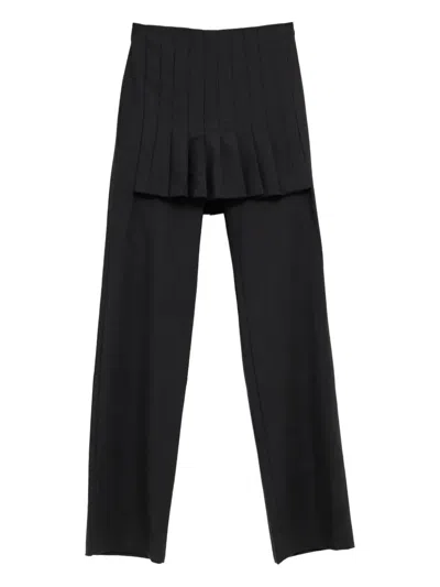 Paloma Wool "andrale" Straight Pants In Black