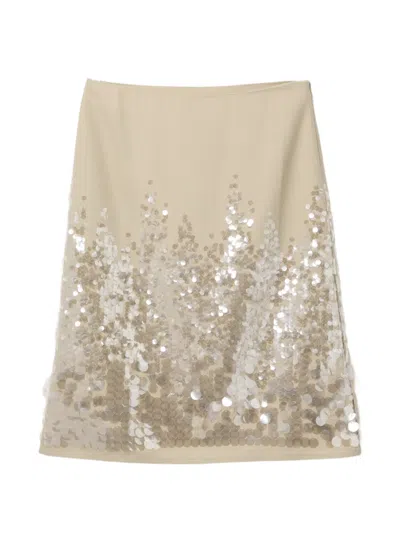 Paloma Wool Ara Midi Skirt In Neutral