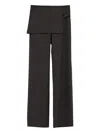 Paloma Wool Archive Layered-panel Trousers In Brown