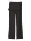 Paloma Wool Archive Layered-panel Trousers In Brown