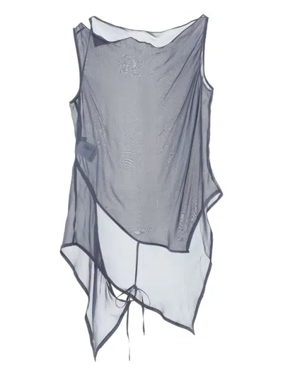 Paloma Wool Asymmetric Silk Top