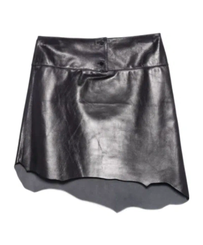 PALOMA WOOL ASYMMETRICAL MINI SKIRT