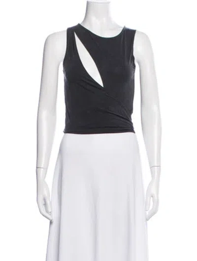 Pre-owned Paloma Wool Asymmetrical Sleeveless Top In White