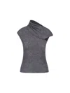 Paloma Wool Aurum Asymmetrical Top In Gray