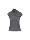Paloma Wool Aurum Asymmetrical Top In Gray