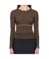 Paloma Wool Brown Bamboo T-shirt