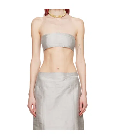 Paloma Wool Silver Ayete Top In 810 Silver