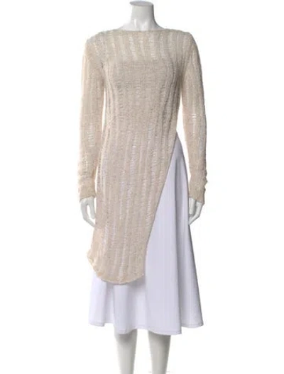 Pre-owned Paloma Wool Bateau Neckline Sweater In Neutral