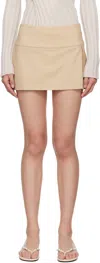 Paloma Wool Evident Recycled Cotton Blend Skort In Brown