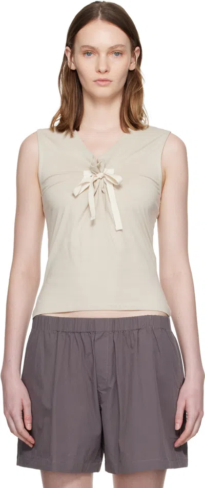 Paloma Wool Beige Manir Tank Top In Neutral