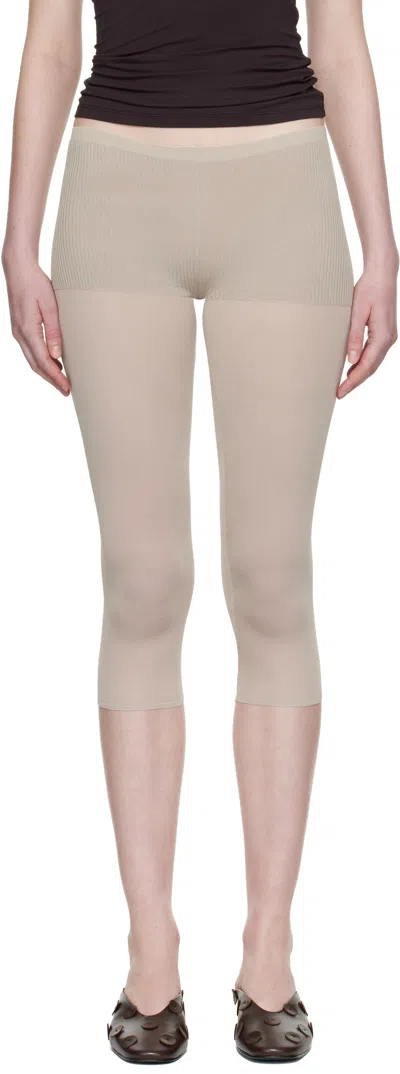 Paloma Wool Beige Meleta Leggings In Neutral