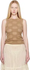 Paloma Wool Beige Rory Tank Top In Brown
