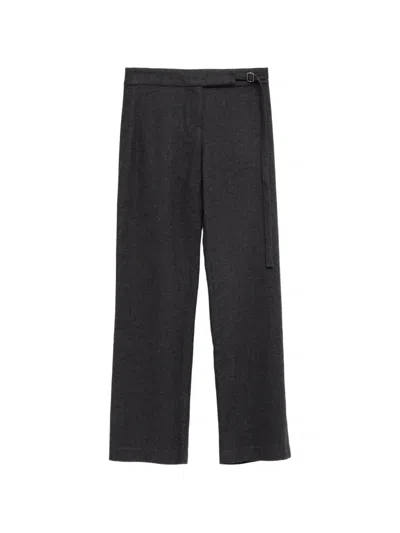 Paloma Wool Bigas Herringbone Trousers In 그레이