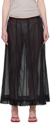 Paloma Wool Black Andolini Maxi Skirt In Black