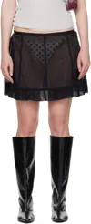Paloma Wool Black Cliff Miniskirt In Black