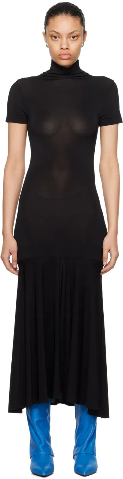 Paloma Wool Black Wauto Maxi Dress In C/999 Black