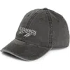 Paloma Wool Blessed Logo Cotton Adjustable Baseball Cap In Grey