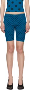 Paloma Wool Polka Dot Shorts In Blue