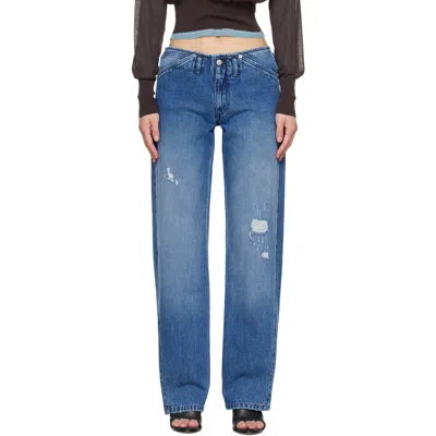 Paloma Wool Blue Lonati Jeans In Multi