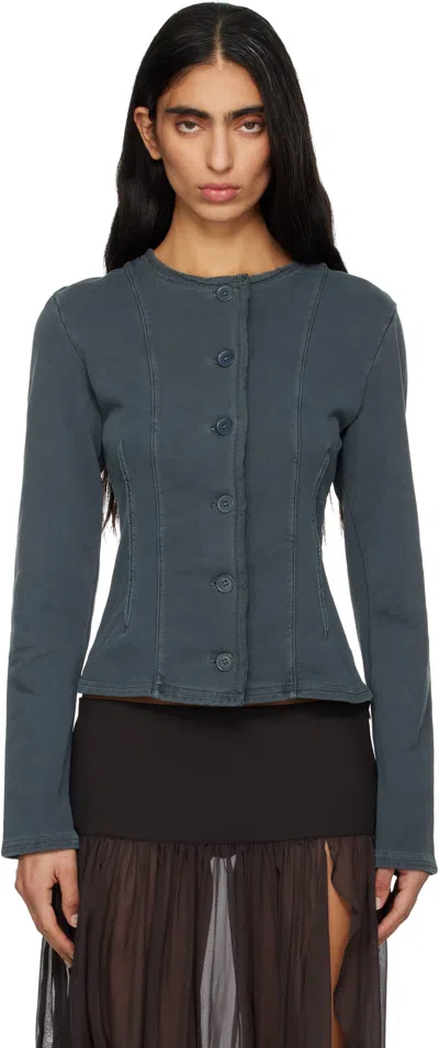 Paloma Wool Blue Sanpi Cardigan In Green