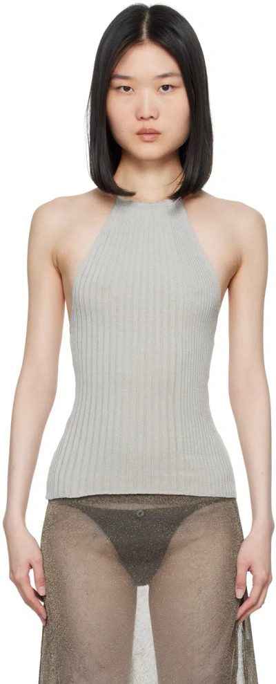Paloma Wool Thamesis Knitted Top In Grey