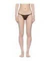 Paloma Wool Brown Bottoni Bikini Bottoms