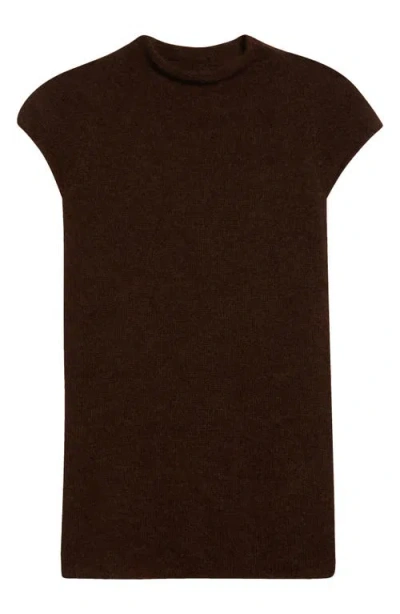 Paloma Wool Guidi Cap Sleeve Alpaca Blend Sweaterguidi Cap Sleeve Alpaca Blend Sweater In Brown