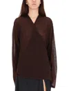 Paloma Wool Brown Baby Alpaca Top In Brown