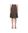 Paloma Wool Brown Lai Midi Skirt