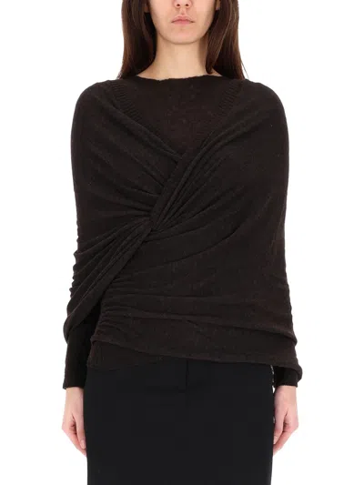 Paloma Wool Brown Recycled Nylon Sweater