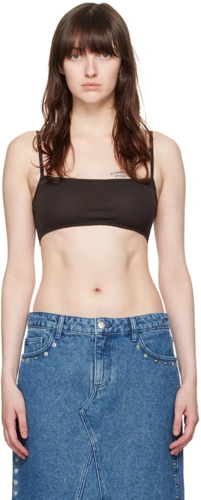 Paloma Wool Brown Utah Bralette In 323 Brown