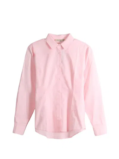 Paloma Wool Bruna Fitted Cotton Shirt In Pink