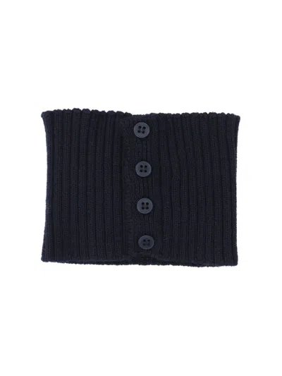 Paloma Wool Button Neck Warmer In Blue