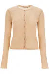 Paloma Wool Bitter Alone Gardigan Woman Light Brown In Mohair In Beige
