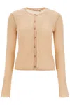 Paloma Wool Bitter Alone Gardigan Woman Light Brown In Mohair In Brown (beige)