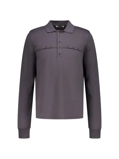 Paloma Wool Buttoned Polo Shirt In Gray