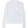 Paloma Wool Camille Layered Stretch Cotton Top In White