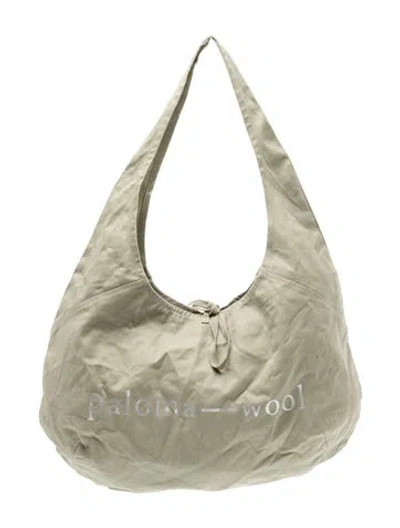 Pre-owned Paloma Wool Canvas Hobo In Neutral
