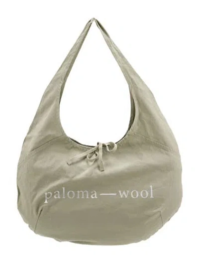 Pre-owned Paloma Wool Canvas Shoulder Bag In Neutral