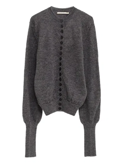 Paloma Wool Cink Buttoned Cardigan In Gray